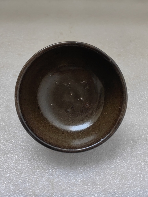 古玩陶瓷磁州窯茶葉末釉茶碗拍賣，當前價格456元