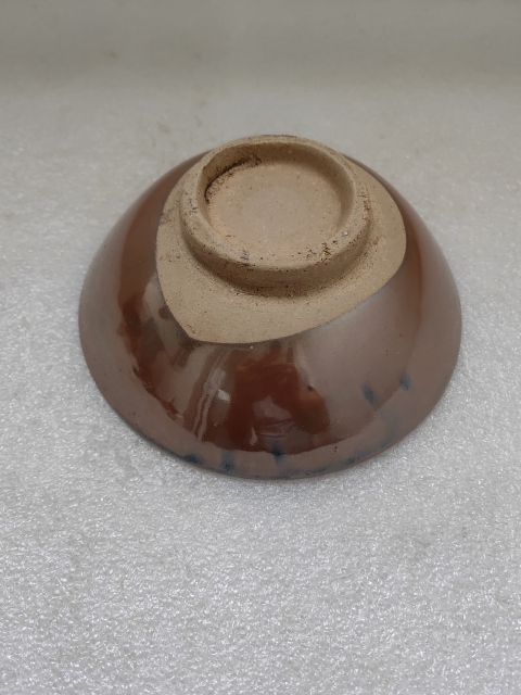 古玩陶瓷磁州窯紫金釉茶碗拍賣，當前價格222元