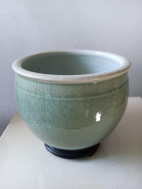 古玩陶瓷清中晚期青釉卷缸拍賣,當(dāng)前價(jià)格8900元