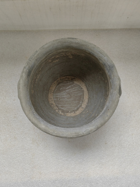 古玩陶瓷灰陶雙系罐拍賣，當(dāng)前價(jià)格450元