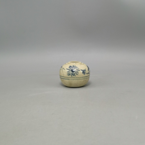 古玩陶瓷青花水盂拍賣，當(dāng)前價格980元