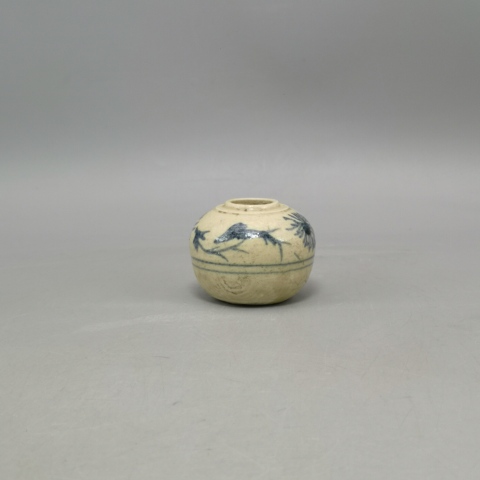 古玩陶瓷青花水盂拍賣，當(dāng)前價格980元