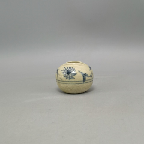 古玩陶瓷青花水盂拍賣，當(dāng)前價格980元