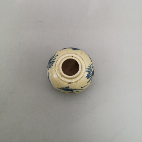 古玩陶瓷青花水盂拍賣，當(dāng)前價格980元