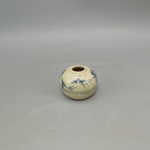 古玩陶瓷青花水盂拍賣，當(dāng)前價格980元