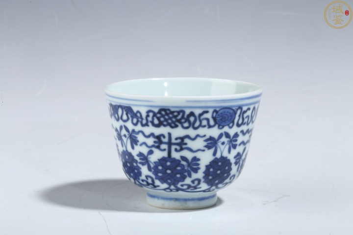 古玩陶瓷青花杯拍賣,當前價格3900元