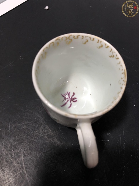 古玩陶瓷粉彩人物狩獵圖杯拍賣,當前價格1800元