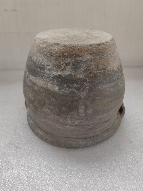 古玩陶瓷灰陶雙系罐拍賣，當(dāng)前價(jià)格450元