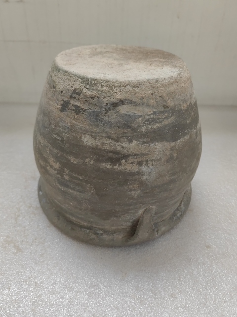 古玩陶瓷灰陶雙系罐拍賣，當(dāng)前價(jià)格450元