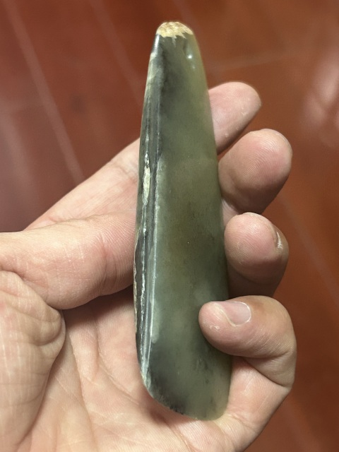 古玩玉器紅山文化玉斧拍賣，當前價格21500元