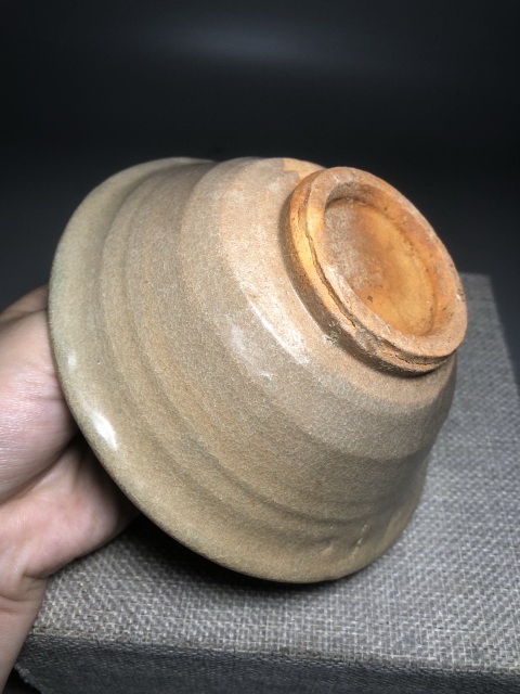 古玩陶瓷釉水漂亮青釉碗拍賣,當前價格688元