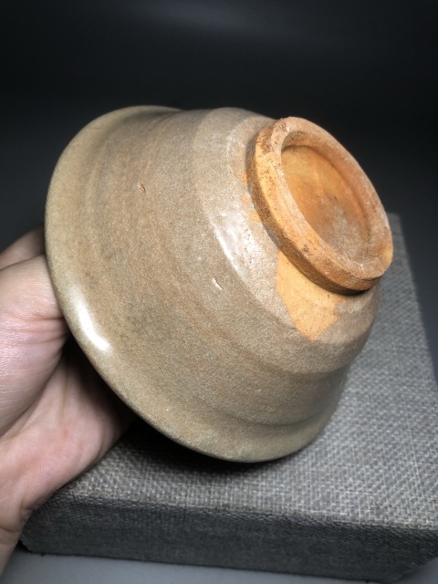 古玩陶瓷釉水漂亮青釉碗拍賣,當前價格688元