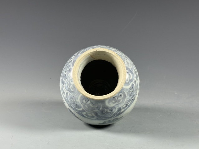 古玩陶瓷明中晚期青花花卉紋罐拍賣,當前價格9800元