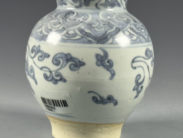 古玩陶瓷明中晚期青花花卉紋罐拍賣,當前價格9800元
