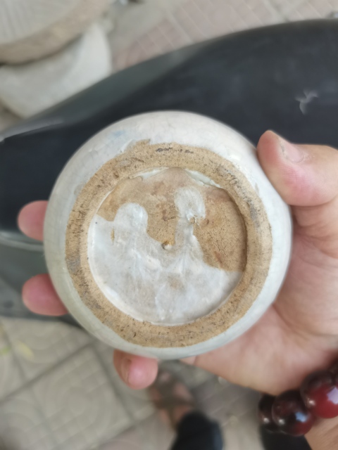 古玩陶瓷青花綠彩花卉紋蓋盒拍賣,當前價格366元