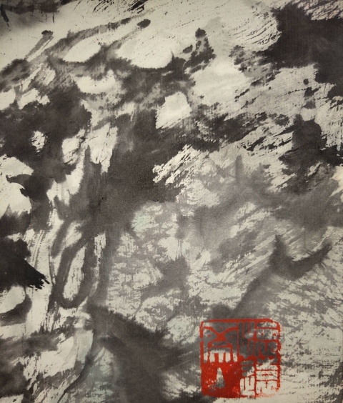 古玩字畫寧夏美協名譽住席胡正偉《戈壁牧駝》拍賣,當前價格4500元