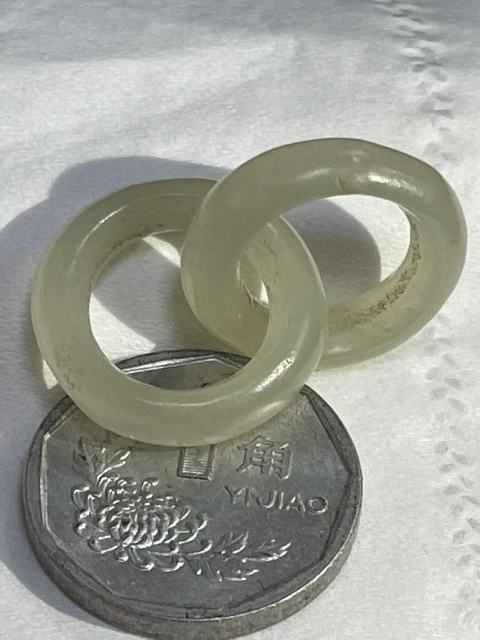 古玩玉器和田玉“雙連環(huán)”拍賣，當前價格1980元