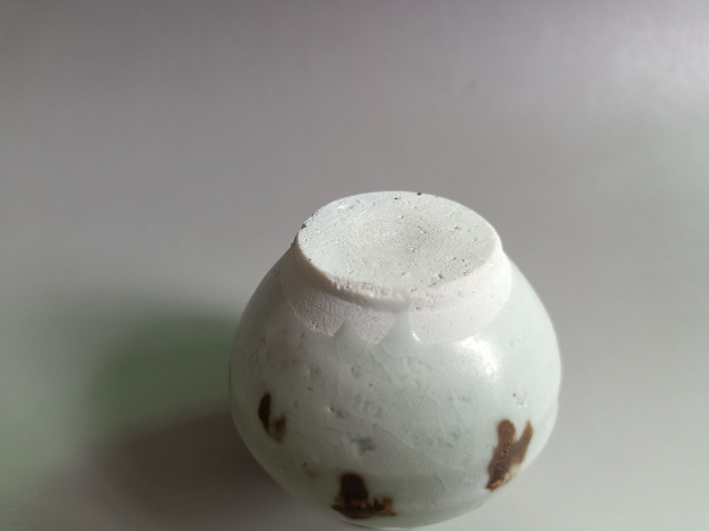 古玩陶瓷一口價元代青白釉點褐彩雙系罐拍賣，當前價格4200元