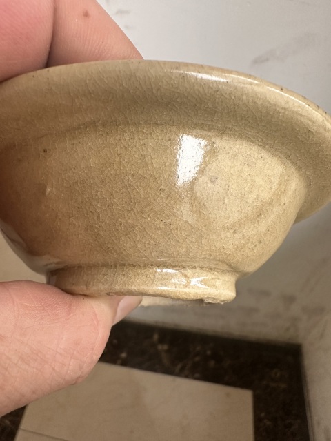 古玩陶瓷金元龍泉米黃釉洗拍賣,當(dāng)前價(jià)格15888元
