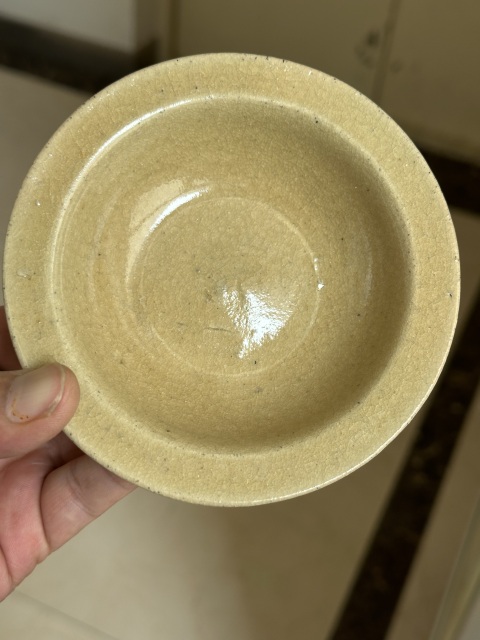 古玩陶瓷金元龍泉米黃釉洗拍賣,當(dāng)前價(jià)格15888元