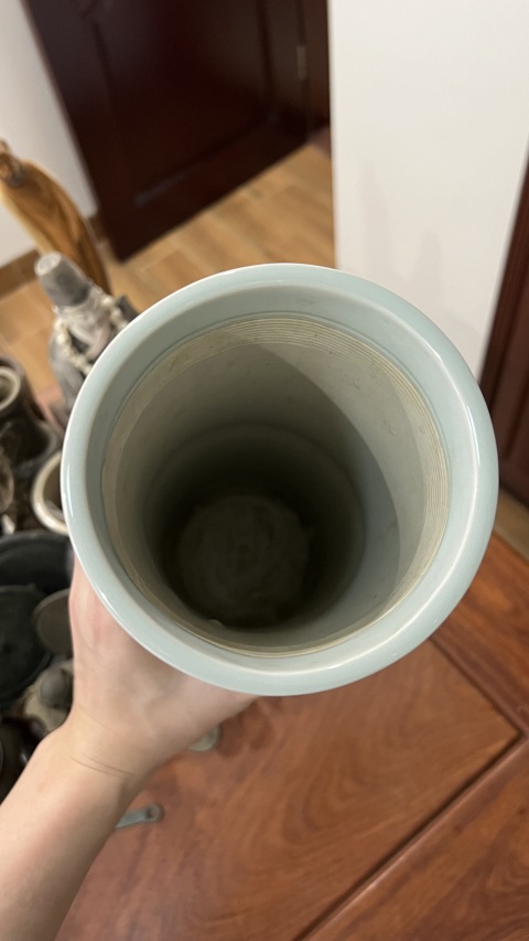 古玩陶瓷民國竹節型筆筒拍賣，當前價格999元