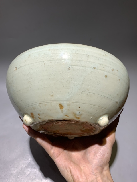 古玩陶瓷明代龍泉窯筆洗香爐拍賣,當(dāng)前價(jià)格1588元