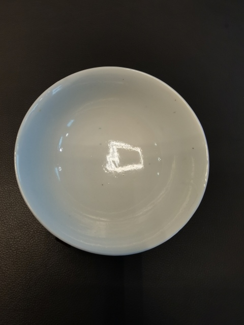 古玩陶瓷大清光緒年製官窯款黃地粉彩萬壽無疆茶碗拍賣，當前價格880元