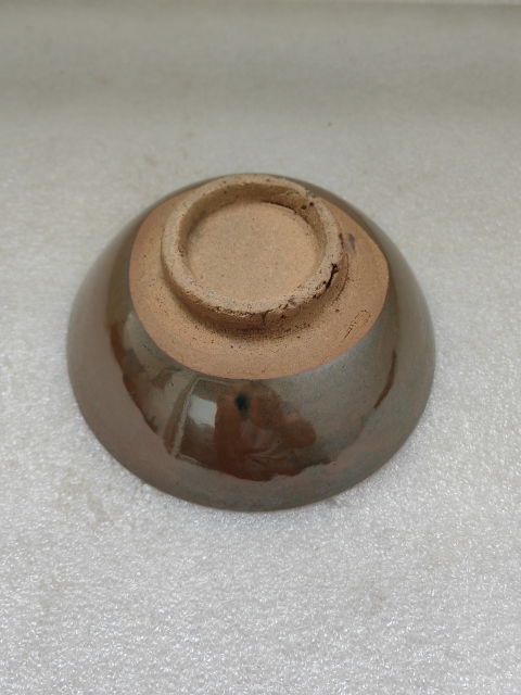古玩陶瓷磁州窯紫金釉茶碗拍賣,當前價格260元
