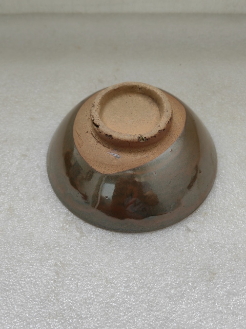 古玩陶瓷磁州窯紫金釉茶碗拍賣,當前價格260元