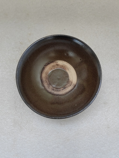 古玩陶瓷磁州窯茶葉末釉茶碗拍賣,當前價格298元