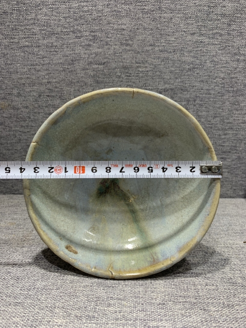 古玩陶瓷元代鈞瓷盞拍賣，當前價格9600元