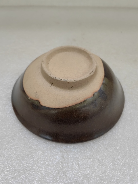 古玩陶瓷磁州窯茶葉末釉茶碗拍賣,當前價格298元