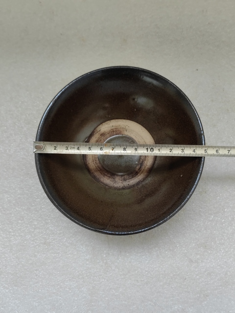 古玩陶瓷磁州窯茶葉末釉茶碗拍賣,當前價格298元