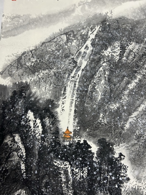 古玩字畫楊殿生《瑞雪舞春風(fēng)》拍賣,當(dāng)前價(jià)格980元