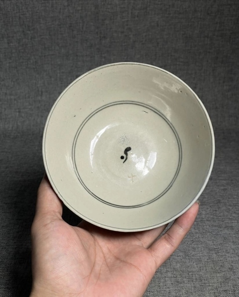 古玩陶瓷清中期.青花云龍紋茶碗拍賣，當前價格999元