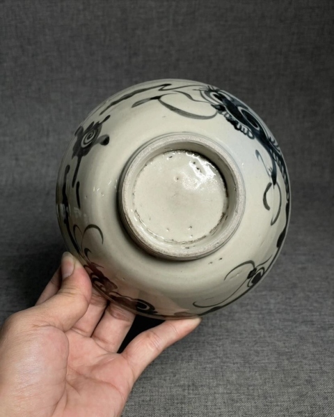 古玩陶瓷清中期.青花云龍紋茶碗拍賣，當前價格999元