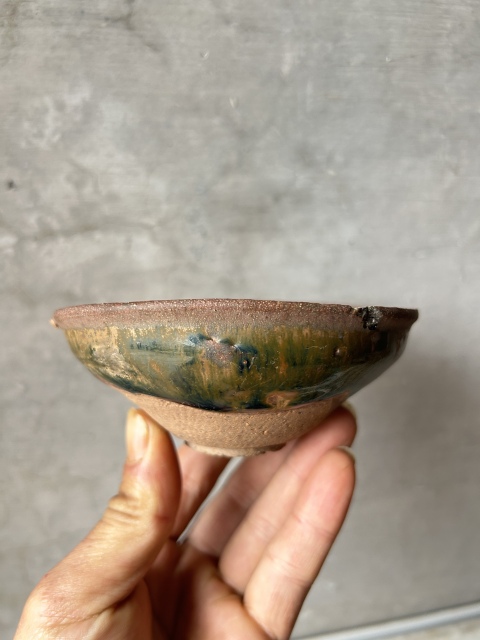 古玩陶瓷宋·醬釉兔毫盞拍賣，當前價格800元