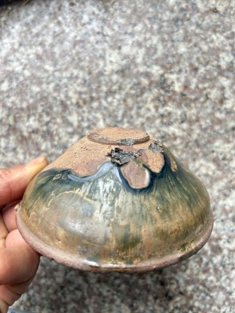 古玩陶瓷宋·醬釉兔毫盞拍賣，當前價格800元