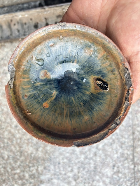 古玩陶瓷宋·醬釉兔毫盞拍賣，當前價格800元