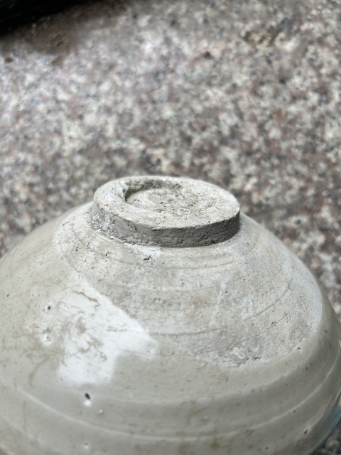 古玩陶瓷元代 卵白釉碗拍賣，當前價格288元