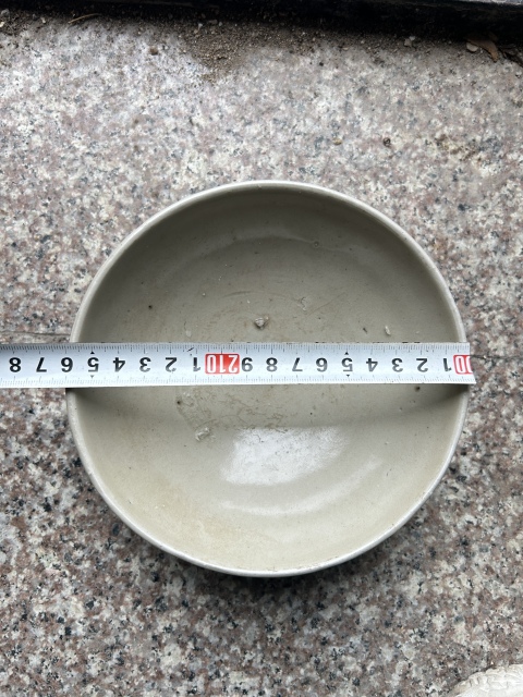古玩陶瓷元代 卵白釉碗拍賣，當前價格288元