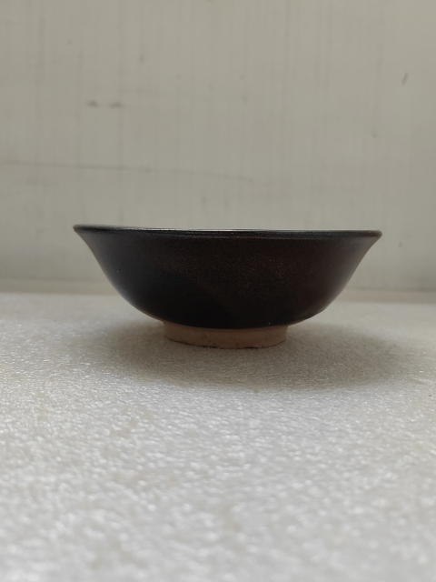古玩陶瓷磁州窯茶葉末釉茶碗拍賣,當前價格298元