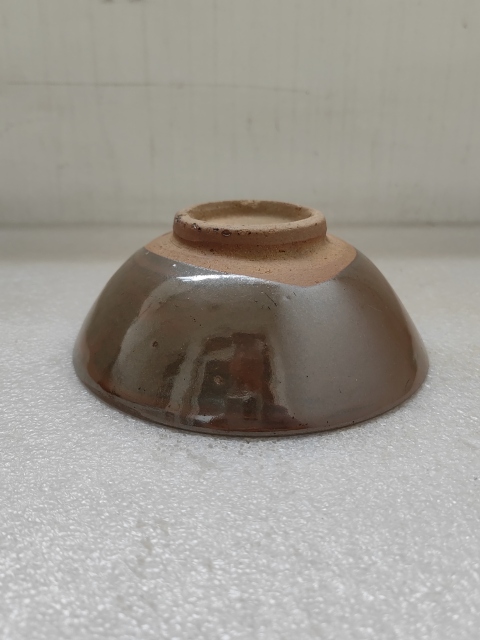 古玩陶瓷磁州窯紫金釉茶碗拍賣,當前價格260元