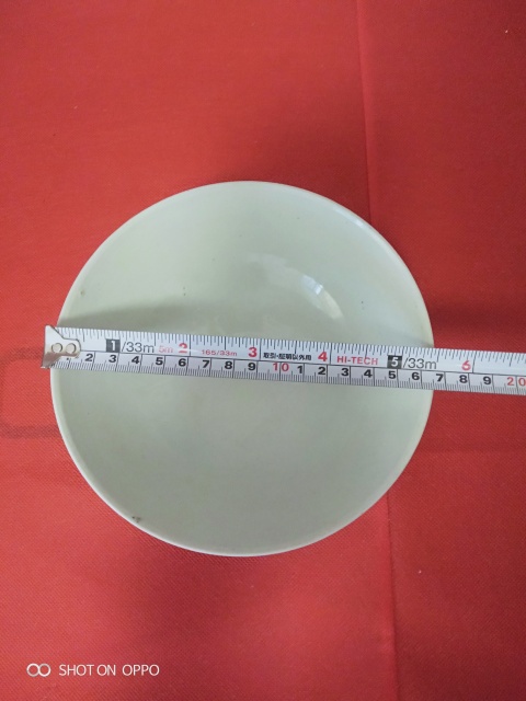 古玩陶瓷豆青釉碗拍賣,當前價格465元