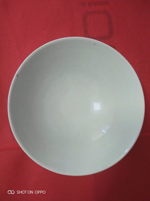 古玩陶瓷豆青釉碗拍賣,當前價格465元