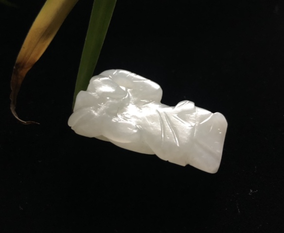 古玩玉器清代羊脂級別和田白玉雕童子拍賣，當前價格28000元