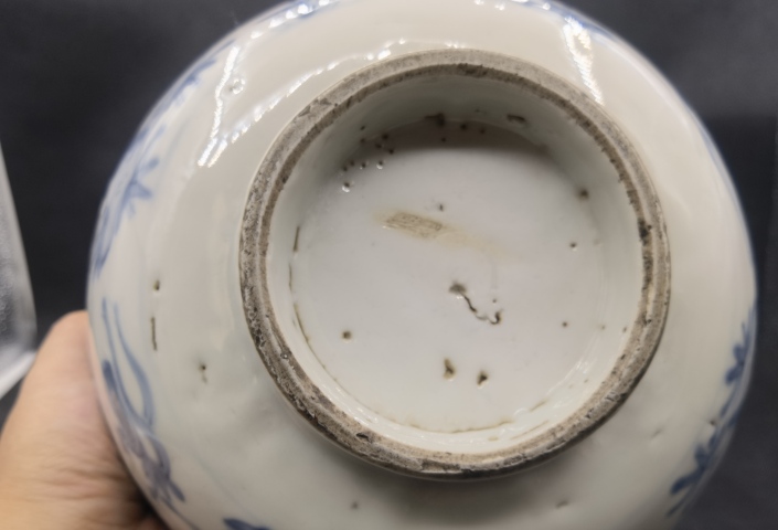 古玩陶瓷明晚青花大碗拍賣,當(dāng)前價格6800元