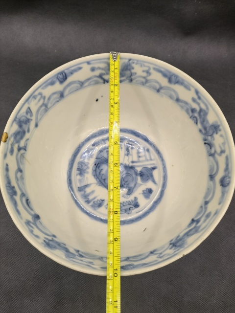 古玩陶瓷明晚青花大碗拍賣,當(dāng)前價格6800元