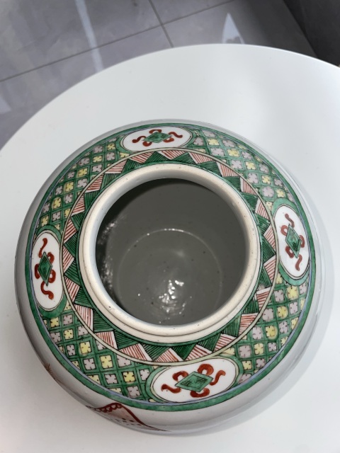 古玩陶瓷五彩人物故事紋蓋罐拍賣，當前價格11888元