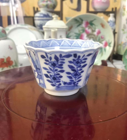 古玩陶瓷光緒青花杯拍賣,當(dāng)前價(jià)格2888元